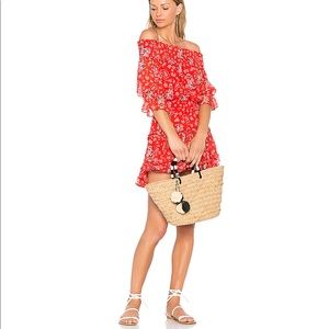 MISA Los Angeles Darla Dress in Red Floral